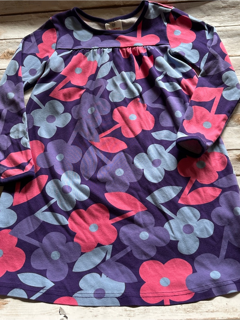Hanna purple floral dress fair Stains and small pinhole 130